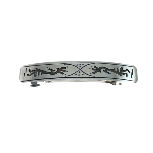 Native American Genuine Sterling Kokopelli Silver Hair Barrett NN20424
